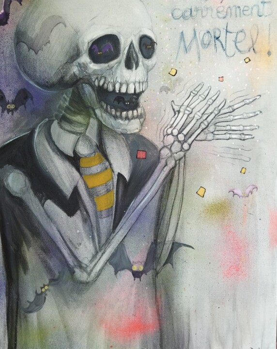 Mortel 绘画, 31.5x23.6 in