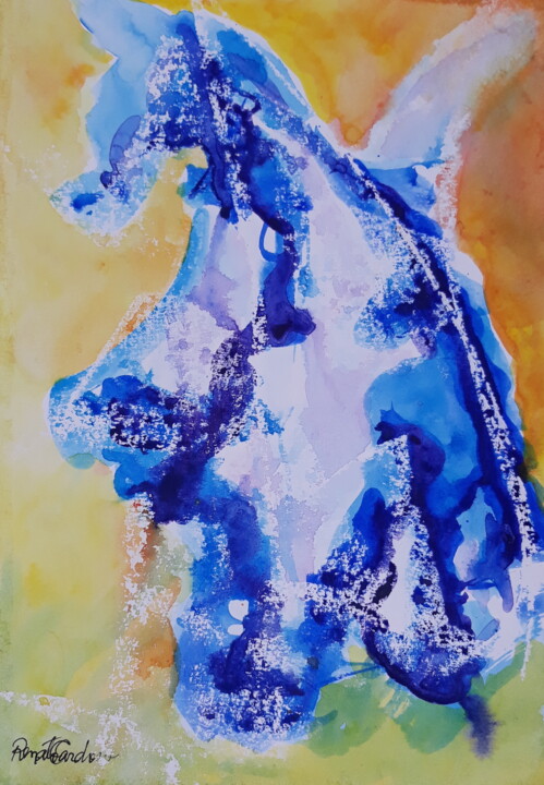 some animals watercolor 绘画, 11.6x8.3 in