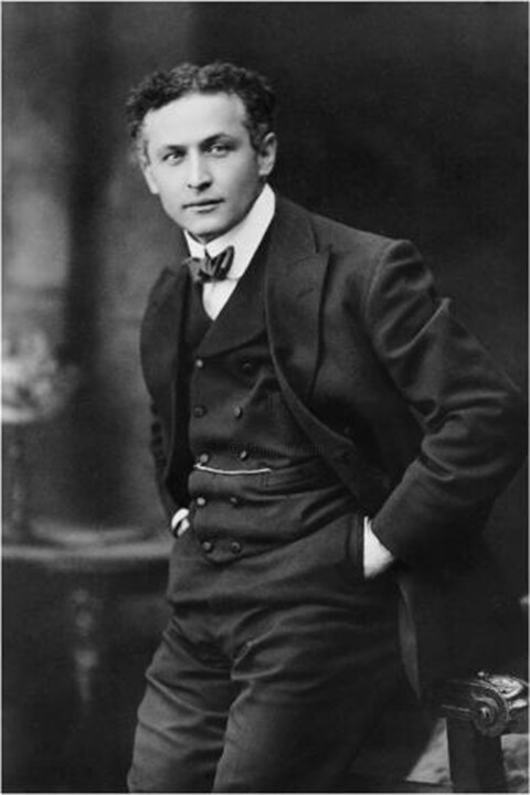 Harry Houdini Magic Magician Escape Artist Standing 绘画, 24x16 in