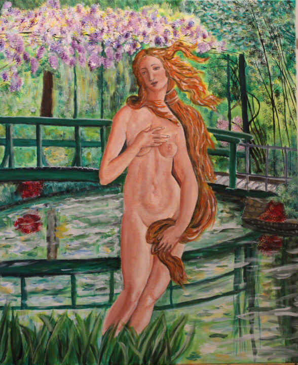 Vénus de Giverny 绘画, 25.6x21.7 in
