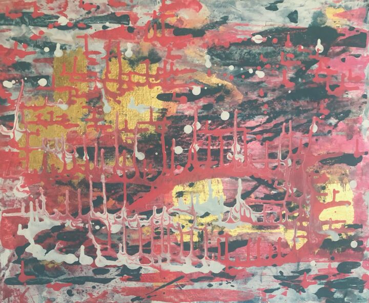 Coral 绘画, 19.7x23.6 in