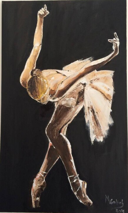 Ballet dancer 绘画, 47.2x27.6 in