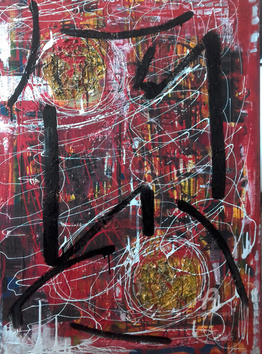 Ninho ll 绘画, 39.4x27.6 in