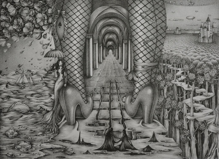 图画,  15.8x21.7 in 