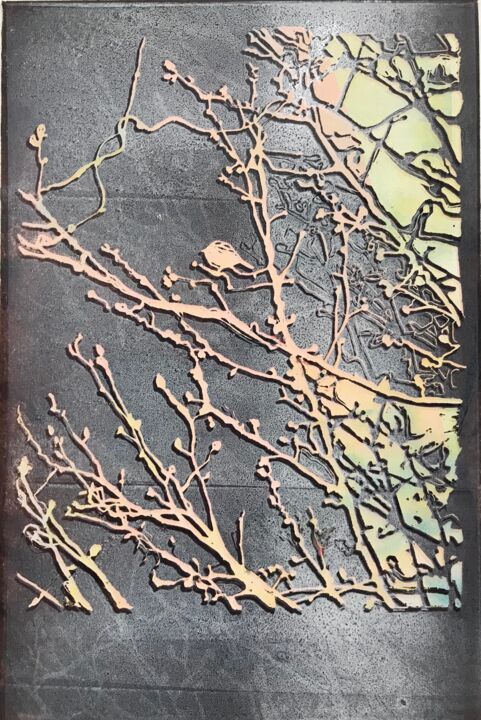 Printmaking,  17.7x13.8 in 