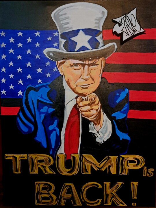 TRUMP IS BACK 미술작품, 31.5x23.6 in