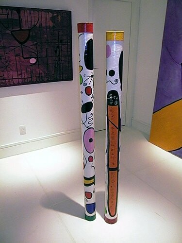 Design intitulée "Deux Tubes" par Nikko Kali, Œuvre d'art originale