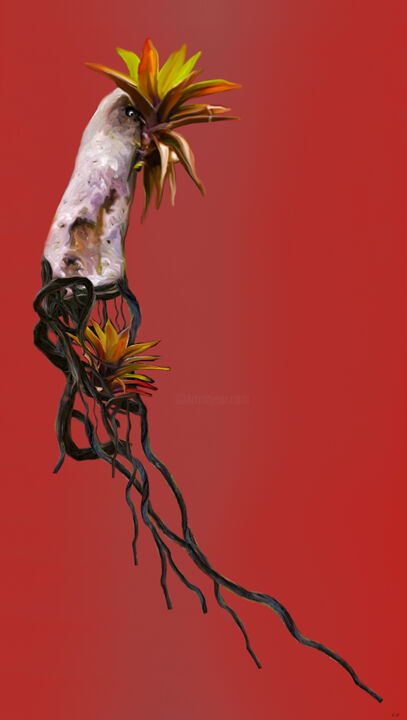 Digital Arts titled "BIRD HEART" by Elisa Cozzani, Original Artwork, 2D Digital Work