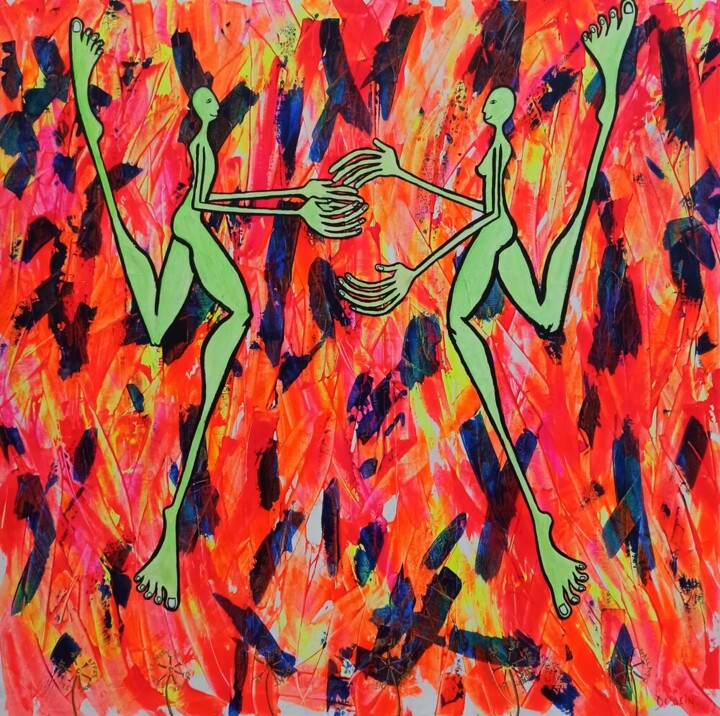 绘画,  43.3x43.3 in 