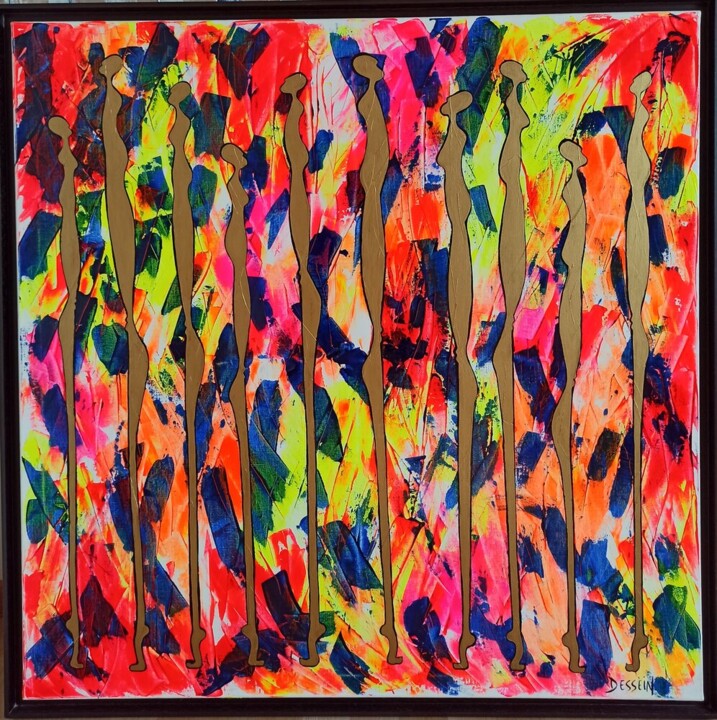 绘画,  39.4x39.4 in 