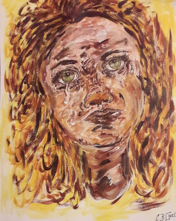 TRISTESSE 绘画, 27.6x19.7 in