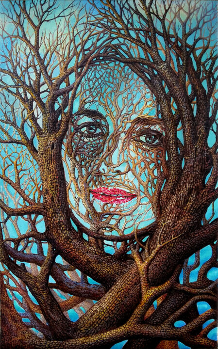 Un Susurro de Esperanza 绘画, 18.5x11.4 in