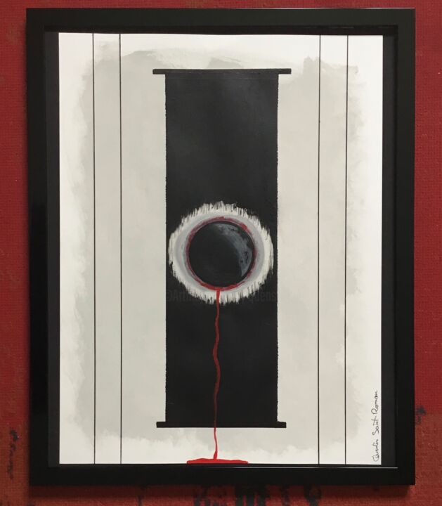 La Terre. 绘画, 19.7x15.8 in
