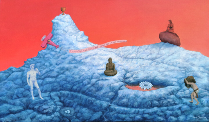 A meaningful walk 绘画, 27.6x47.2 in
