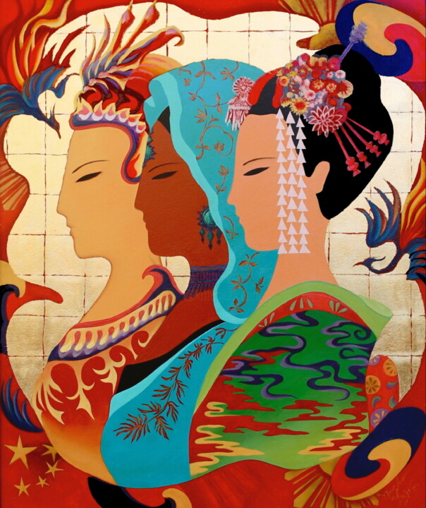Enchanted 绘画, 30x24 in