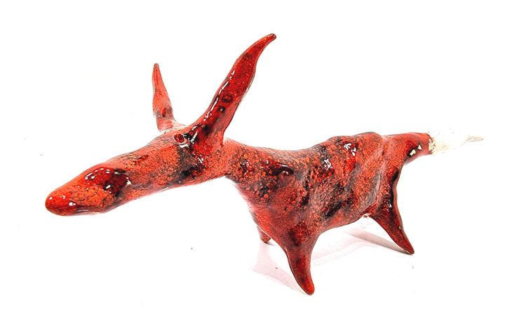 FOX XXXVII 雕塑, 5.5x3.9 in