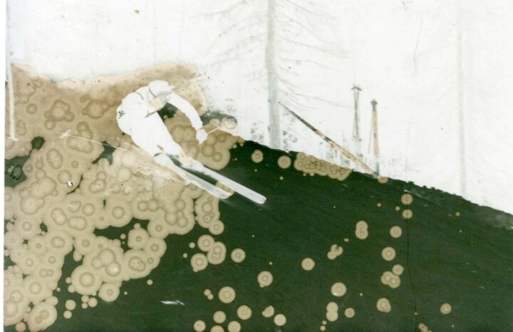 Photographie intitulée "Poudreuse du ciel" par Sophie Le Tellier, Œuvre d'art originale, Photographie non manipulée