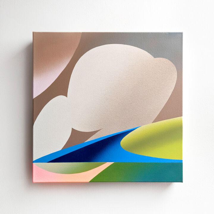 Pintura titulada "Clouds II" por Natalia Ostapenko, Obra de arte original, Acrílico Montado en Bastidor de camilla de madera