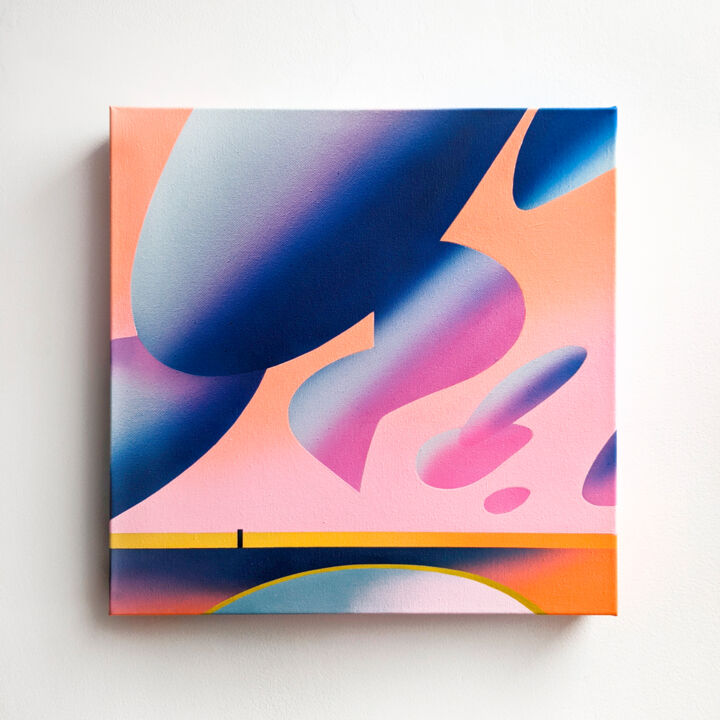 Pintura titulada "Clouds III" por Natalia Ostapenko, Obra de arte original, Acrílico Montado en Bastidor de camilla de madera