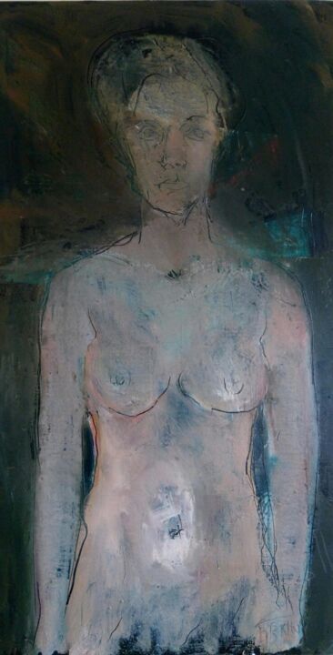绘画,  34.3x18.5 in 