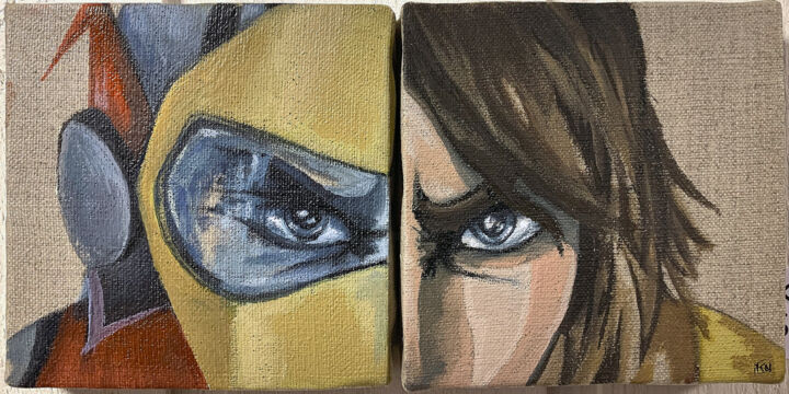 Goldo3 绘画, 4.7x9.5 in