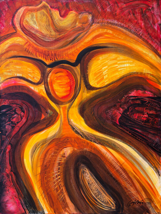 Altered States 绘画, 23.6x17.7 in