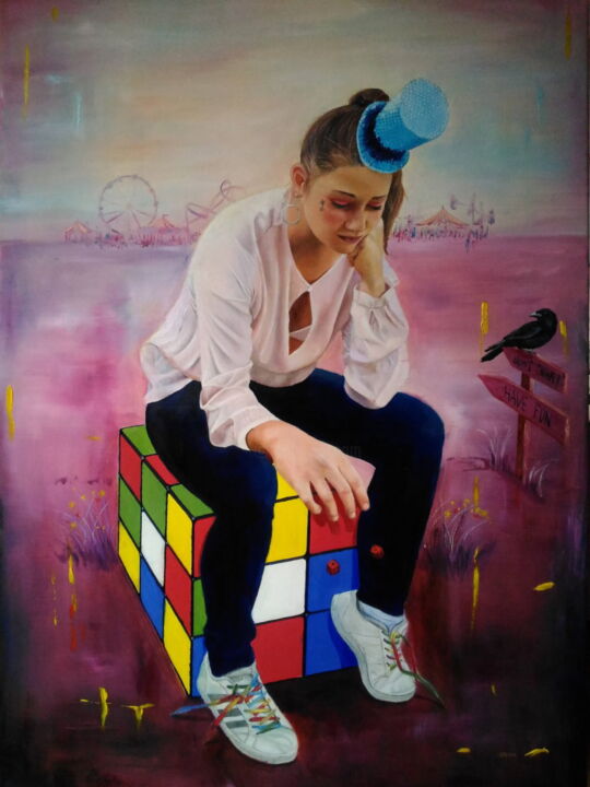 绘画,  27.6x19.7 in 