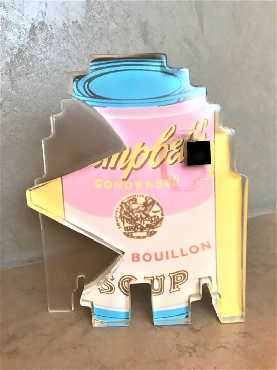 Pop Soup - Score 022 雕塑, 9.8x7.9 in