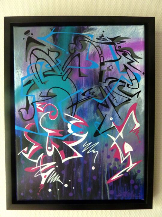 Peinture intitulée "100 titres 70" par Saname, Œuvre d'art originale, Acrylique Monté sur Châssis en bois
