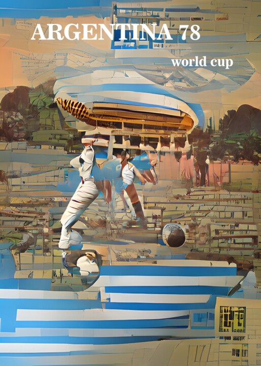 Argentina 78 world cup 数字艺术