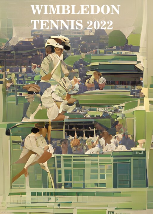 wimbledon tournoi 2022 数字艺术