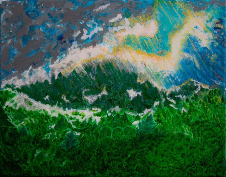 Transylvania after the rain 绘画, 11.1x14 in