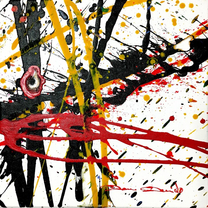 Pintura titulada "Impulse 9" por Dam Domido, Obra de arte original, Acrílico Montado en Bastidor de camilla de madera