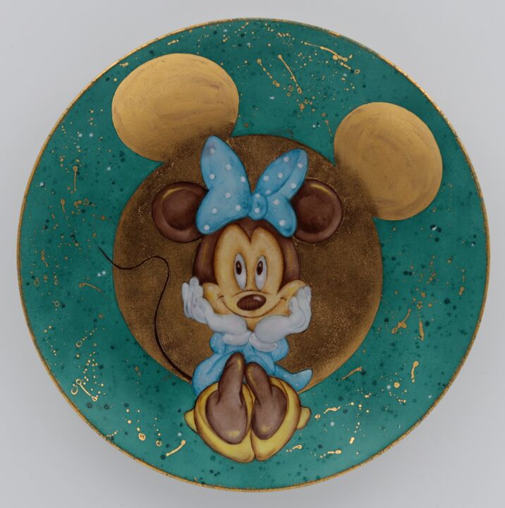 Mickey Mouse 1 雕塑, 7.8x7.8 in
