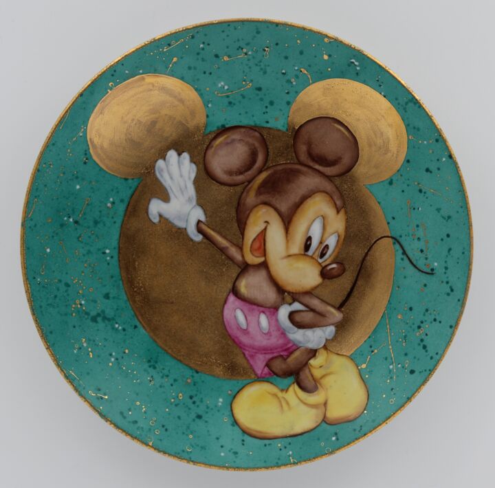 Mickey Mouse 3 雕塑, 7.8x7.8 in