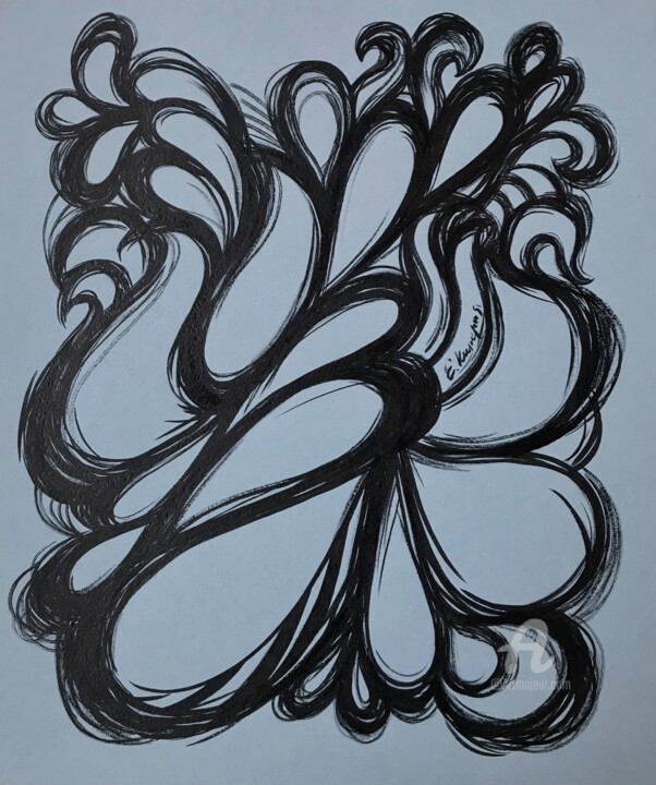 Shocked Firebird 图画, 14.2x11.8 in