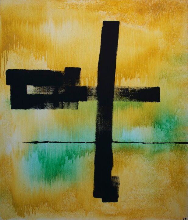 Peinture intitulée "Transition" par Stanislav Valevski, Œuvre d'art originale, Huile