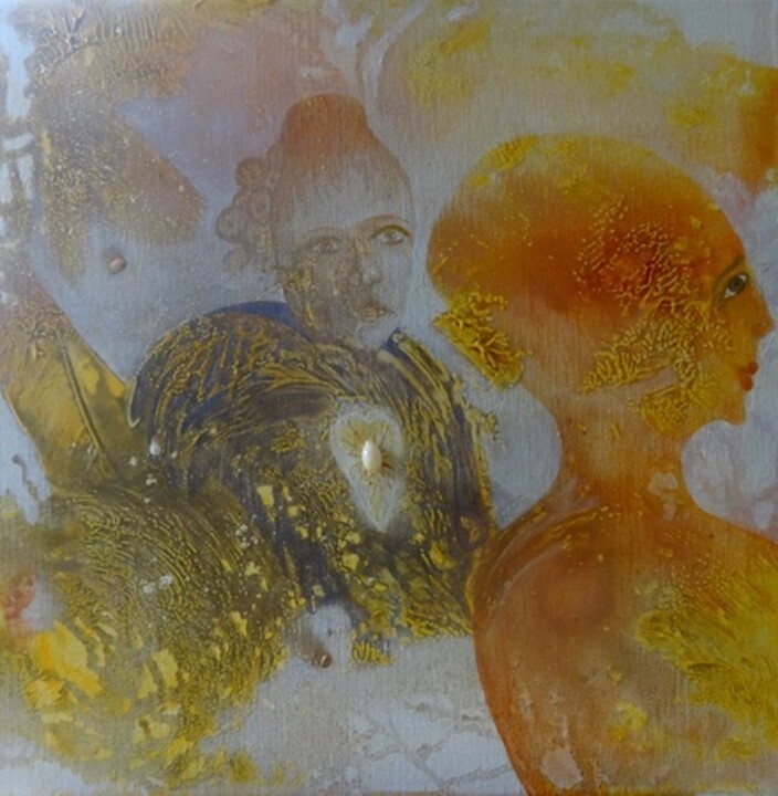 Féérie 绘画, 19.7x19.7 in