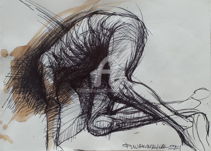 图画,  5.9x7.9 in 
