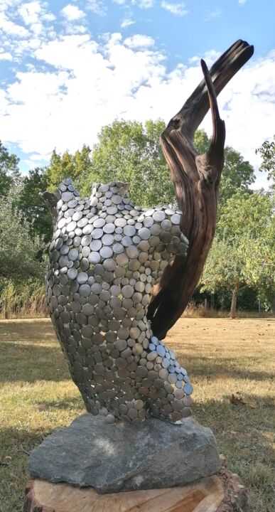 Sculpture intitulée "50 years" par Pacom, Œuvre d'art originale, Métaux