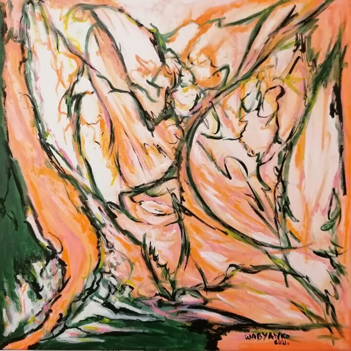 Peinture intitulée "Variant en Automne" par Wabyanko, Œuvre d'art originale, Acrylique