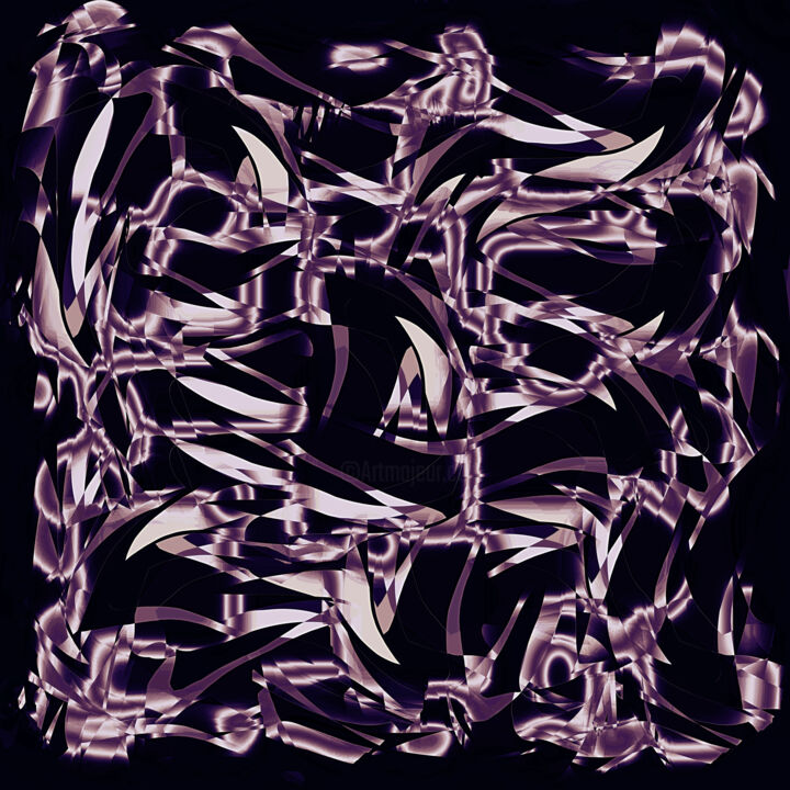 Digital Arts titled "Bones of Birds left…" by Phillip Reese, Original Artwork, Digital Painting