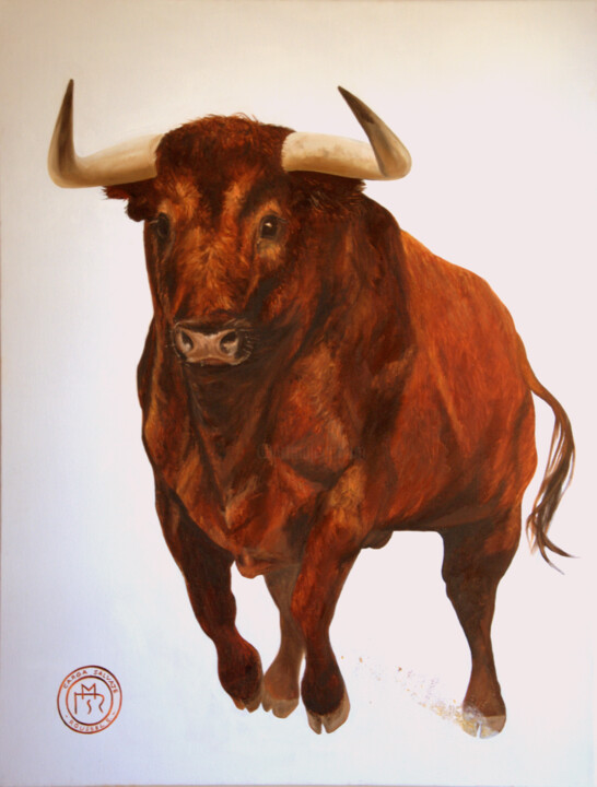 Carga salvaje 绘画, 45.7x35 in