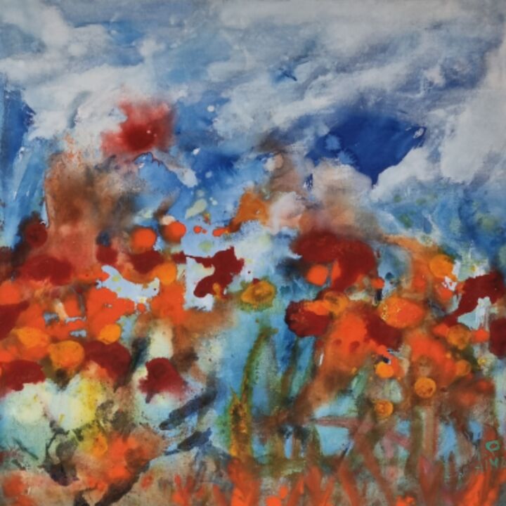 Spring 绘画, 19.7x19.7 in