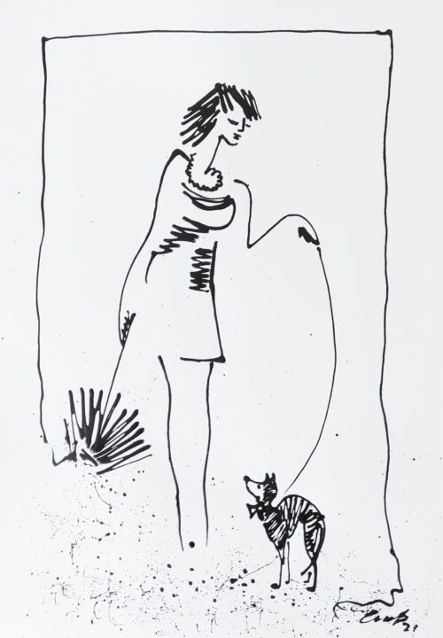 Got wet 图画, 11.8x8.3 in