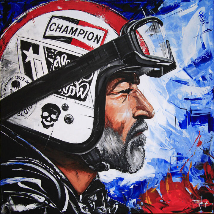 CHAMPION 绘画, 39.4x39.4 in