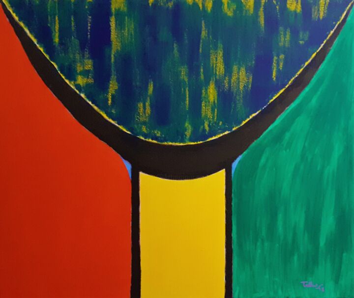 Lama IV 绘画, 23.6x27.6 in
