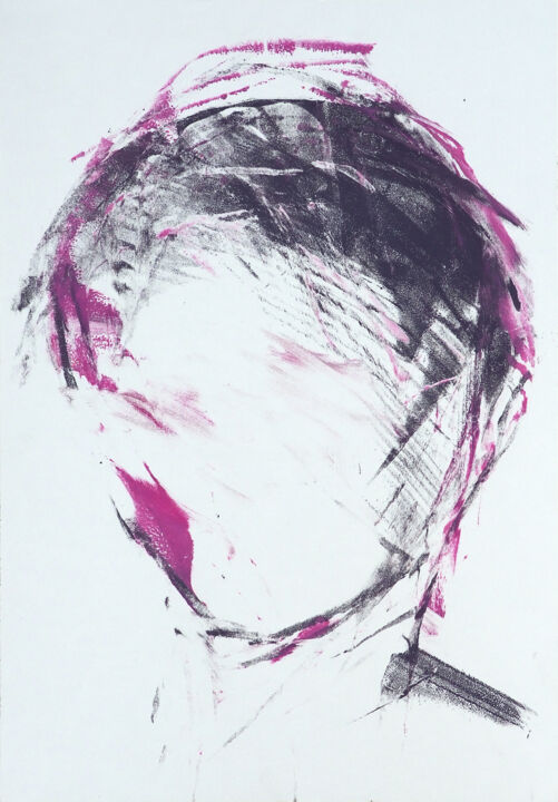 Chers vieux amis - Monotype - 2 图画, 19.7x13.8 in