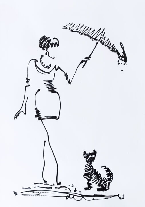 will we know each other? 图画, 11.8x8.3 in