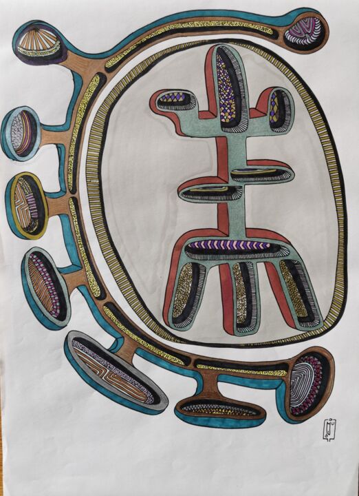 图画,  16.5x11.7 in 
